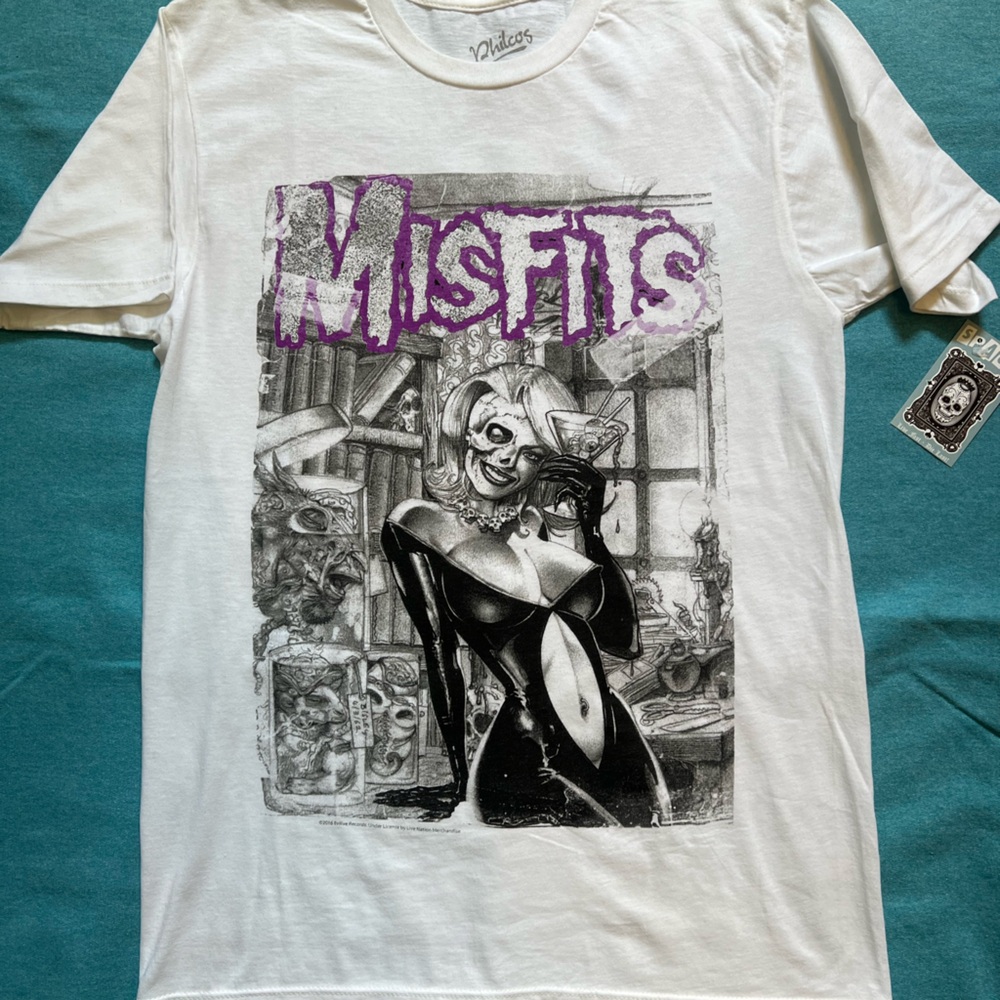 White Misfits Graphic T-Shirt